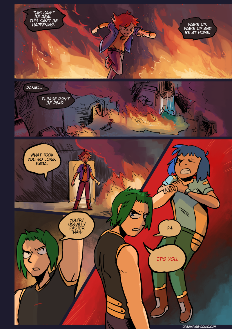 So are, are neither of them gonna put that fire out or...